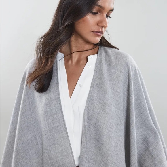 NWT REISS Yasmine Poncho Wrap Shawl - Picture 3 of 13